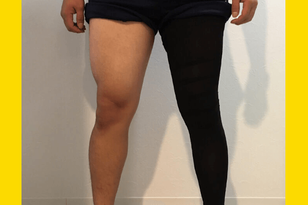 メディレギンスを男性が履いてみた