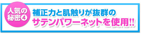 Vアップシェイプリフトサテンパワーネット