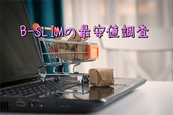 B-SLIM(美スリム)の最安値調査(Amazon・楽天・公式サイト)