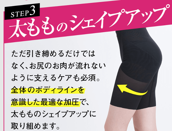効果その3・太もものシェイプアップ効果