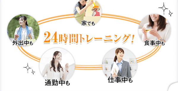 ポイントその5 24時間着用できる