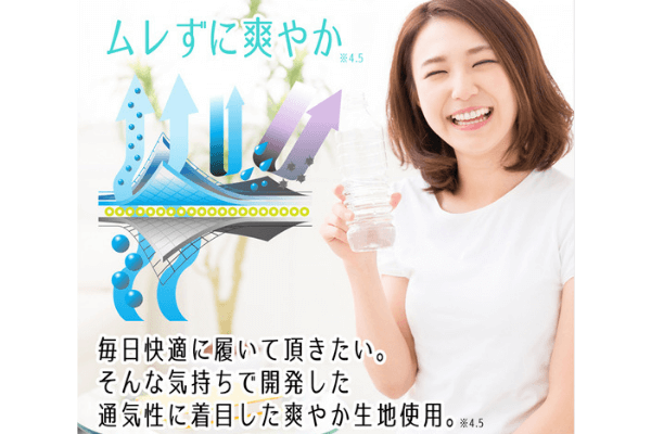 ドクターメディシェイプレギンス通気性対策